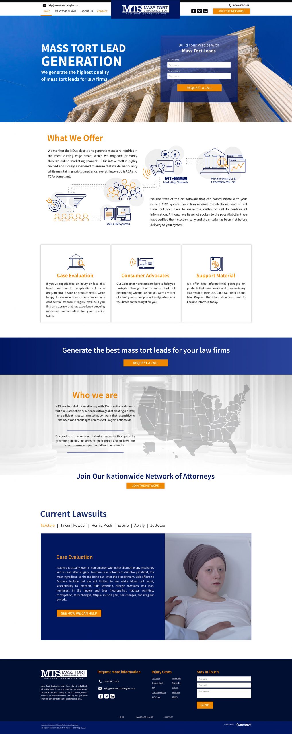 Website Design for Lead Generation Company